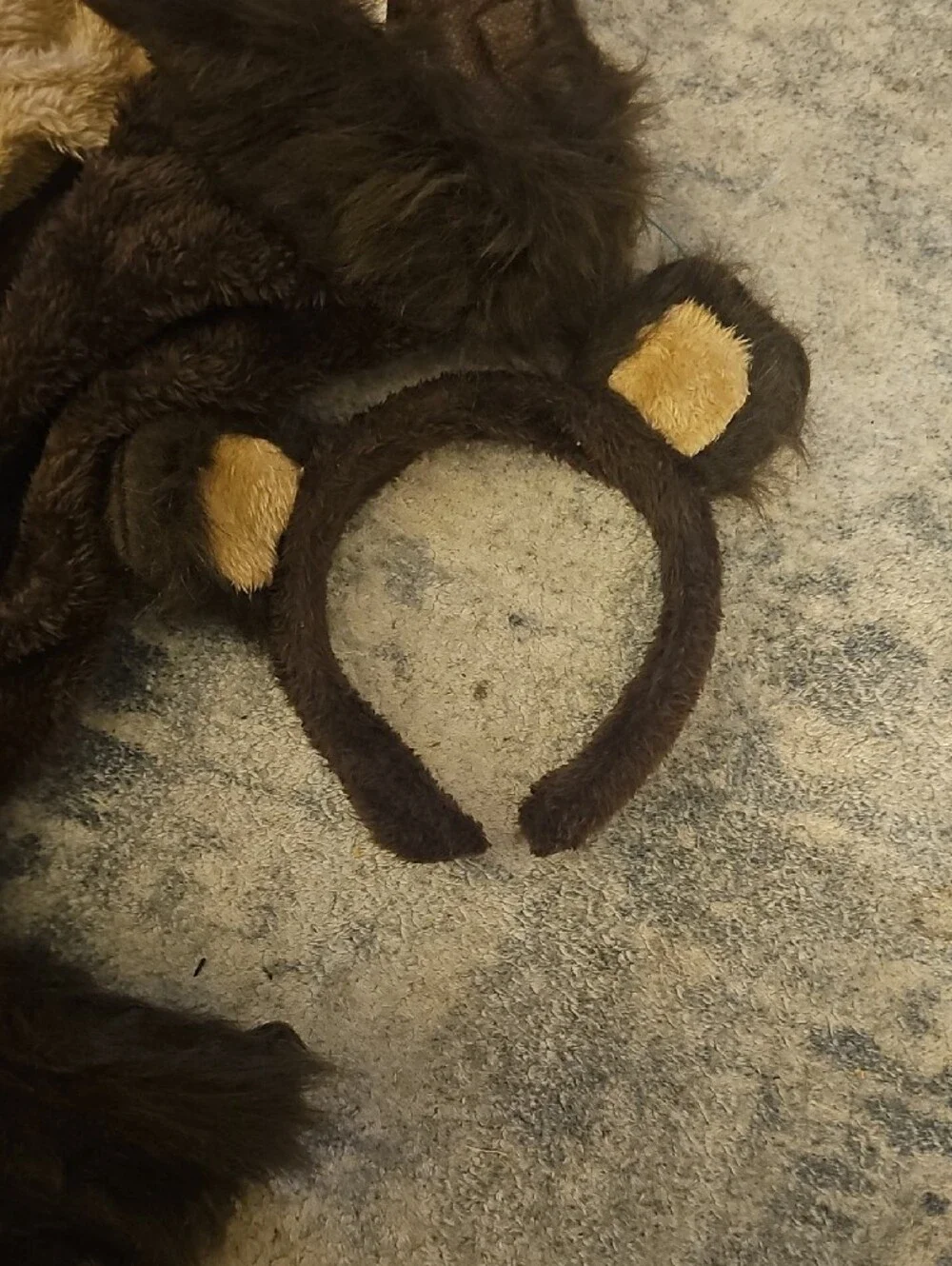 Children's Brown Bear Costume with Headband